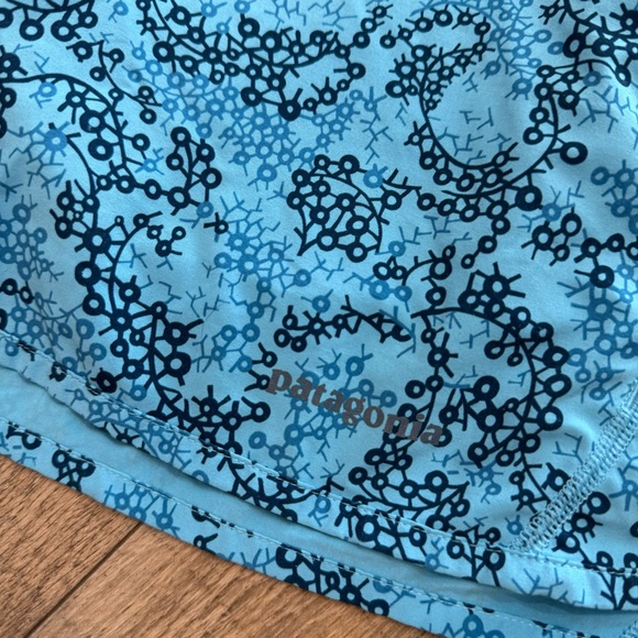 Patagonia Small Womens Blue Print Skort - Picture 2 of 4